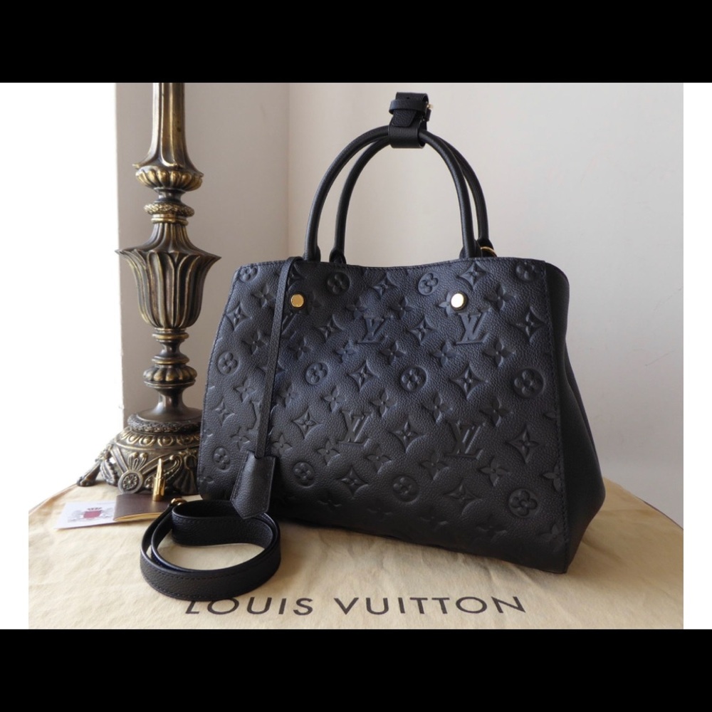Louis Vuitton Empreinte Montaigne MM Black
